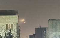 הבזקי הטילים בשמי טהרן הלילה