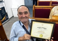 האברך שחזר לחיים אחרי אירוע מוחי: "הכולל נתן לי חיים"