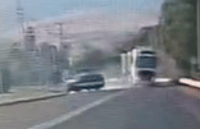 רגעי הפגיעה בניידת