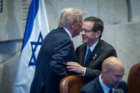 הרצוג וטראמפ, בכנסת