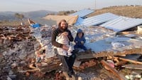 תיעוד מרגעי עריסת הגבעה