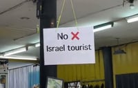 "בלי תיירים ישראלים" השלט שהוצב במסעדה