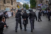 הפגנות נגד עבודות הרכבת הקלה בירושלים