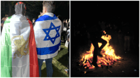 רזה פהלווי ודו"צ עודדו - המשטר איים: 'חג האש' שמצית את איראן והקשר לפורים