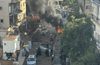זירת הנפילה בתל אביב, הבוקר