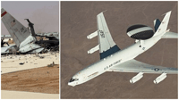 פגיעה במטוס ה-E-3 Sentry (AWACS)