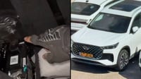 צפו: השוטרים היו המומים מהתכולה הקטלנית שאותרה ברכב תמים