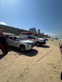 כוחות ברחבי החוף