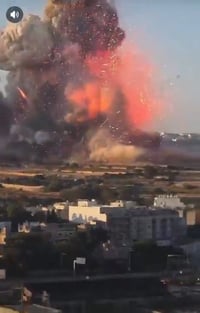 פיצוץ אדיר התרחש היום במלטה - זה מה שגרם לכך | התיעוד שלא תרצו לפספס
