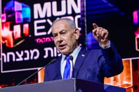 נתניהו בועידת השלטון המקומי