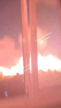 תיעוד נדיר: שני טילים בליסטיים נפלו מול המצלמה
