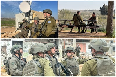 הרמטכ"ל הנכנס אייל זמיר ביקר בג'נין, עזה ולבנון | תמונות