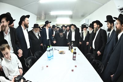 שמחת אירוסי נין הגאון רבי דב לנדו