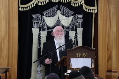 הגאון רבי יגאל רוזן, בשיחת הכנה לקראת פסח