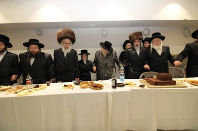 שמחת הבר מצווה בחצרות טורקא - צאנז ז'ימגראד