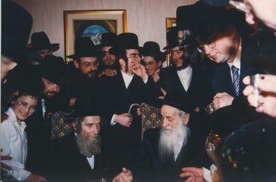 רבינו עם הרב אהרן יהודה לייב שטיינמן זצ"ל
