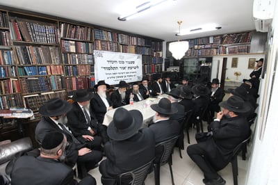 הגר"מ בן שמעון בפתיחת שיעור א' בישיבת 'אור התלמוד' 