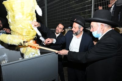 ההדלקה המרכזית בשכונת 'שמואל הנביא' בירושלים