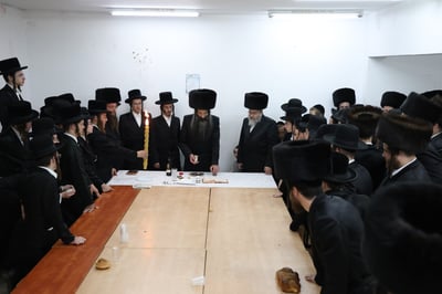 האדמו"ר מסטריקוב ירושלים בשבת התאחדות בעיה"ק צפת