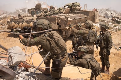 פעילות הכוחות ברצועת עזה