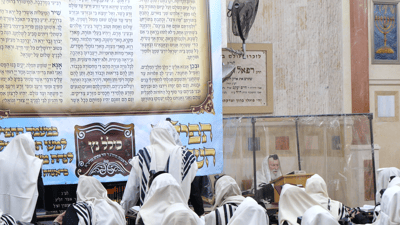 הגאון רבי יצחק זילברשטיין בתפילת השל"ה ער"ח סיון