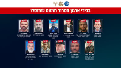 בכירי חמאס שחוסלו
