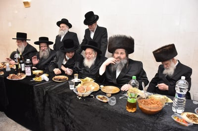 שמחת אירוסי נין האדמו"ר בעל ה"אריה שאג" מצאנז ז'מיגרד