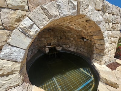 שחזור של מעין עין חותם מנחל כזיב בחורפיש
