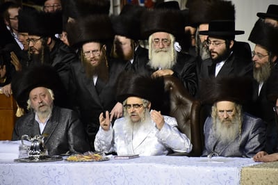 האדמו"ר מסאטמר שבת פרשת פקודי תשע"ו במירון