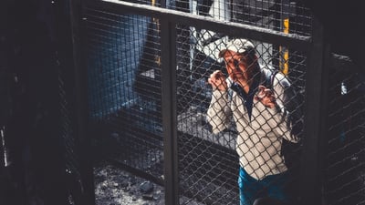 עבריין בכלא - אילוסטרציה