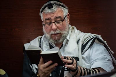 הגאון רבי פנחס גולדשמידט, המשמש דה-פקטו הרב של אירופה