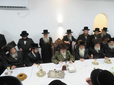 שמחת הווארט לנכדת האדמו"ר מויז'ניץ 