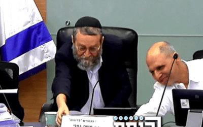 גפני התיישב בכיסא יו"ר ועדת הכספים, הח"כ מיש עתיד נדהם | צפו