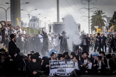 הפגנת הפלג הירושלמי. אילוסטרציה