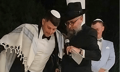 חופת ניצחון מרגשת: כשהלוחם קטוע הרגל שבר את הכוס תחת החופה