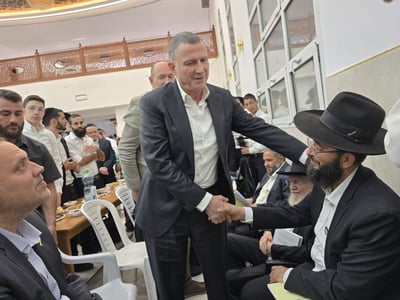 יולי אדלשטיין עם הר"ל כהן