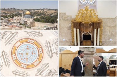 כִּי נִחַם ה' צִיּוֹן | מסע מרהיב ומרתק בין ארבעה בתי כנסת שנחרבו ונבנו מחדש בלב הרובע היהודי