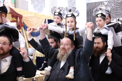 מסיבת חומש בתלמוד תורה טשכנוב