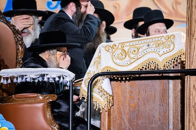 האדמו"ר מסאטמר בקריאת שמע