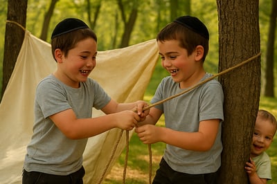 הפעילות מחברת את הילדים לטבע, מעודדת יצירתיות ומשחק דמיון