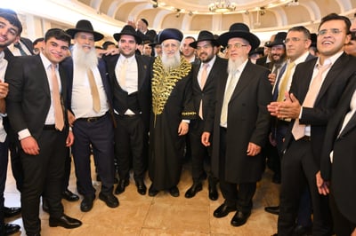 שמחת נישואי בת רבה של כפר יונה הגאון רבי יוסף הללויה