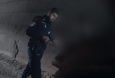 השוטרים נדהמו לגלות: הנהג שנתפס - ילד בן 11 בלבד | צפו בתיעוד