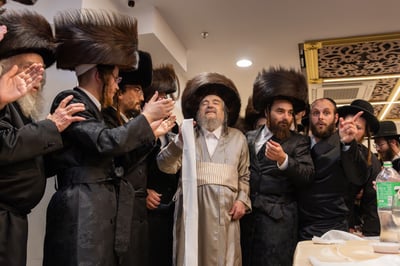 שמחת נישואי נין הגה"צ רבי יעקב מאיר שכטר