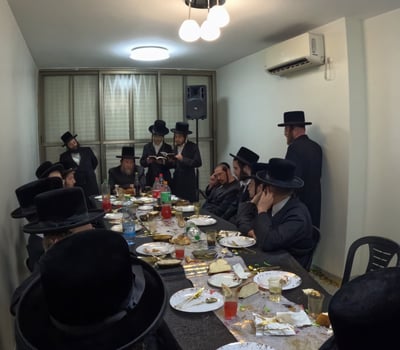 הרה"צ רבי יעקב מרדכי הגר בסיום מסכת