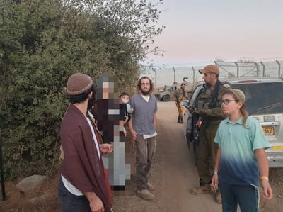 האזרחים בגבול סוריה