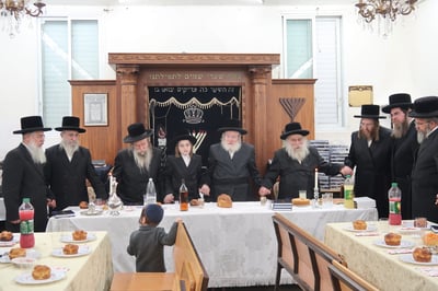 שמחת בר המצווה לנכד גאב"ד פרדס כץ 