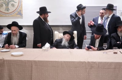 שמחת נישואי נכד הגאון רבי יהודה עדס
