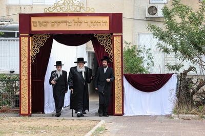 האדמו"ר מבאבוב בביקור בארץ 