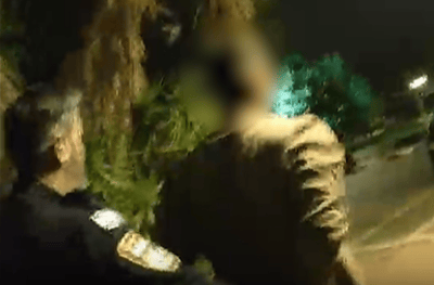 תיעוד המעצר הדרמטי: כך לכדו השוטרים את גנבי הרכב מחברון