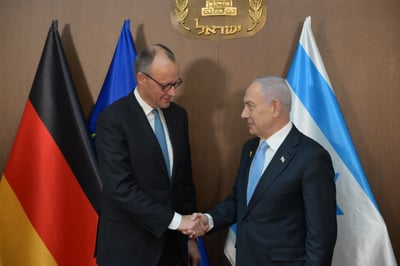 רה"מ נתניהו עם קנצלר גרמניה